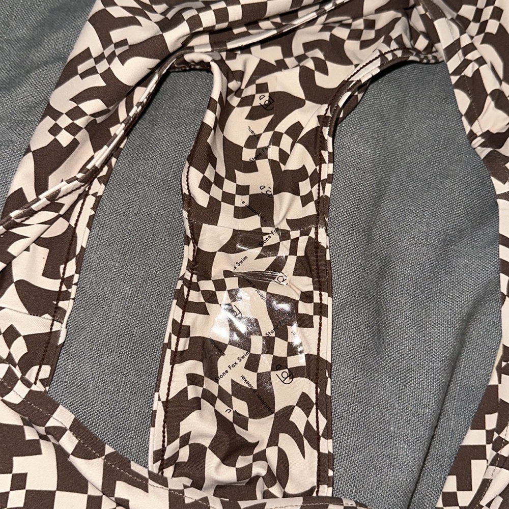 Stone Fox Raffia Print Bikini Set - Picture 3 of 9